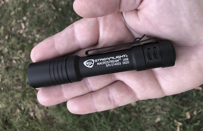 Macrostream USB rechargeable flashlight